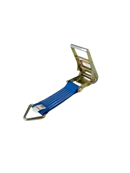 4" x 1' Heavy-Duty Ratchet Strap Short End & D-Ring, 5,400 lb, Model A-4X1RDR-DW