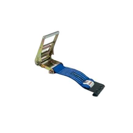 4" x 1' Diamond Weave Ratchet Strap Short End & Flat Hook, Model A-4X1RFH-DW