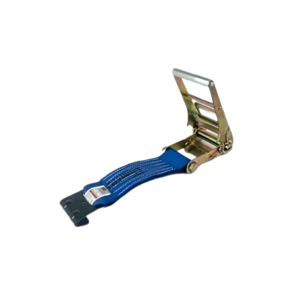 4" x 1' Diamond Weave Ratchet Strap Short End & Flat Hook, Model A-4X1RFH-DW