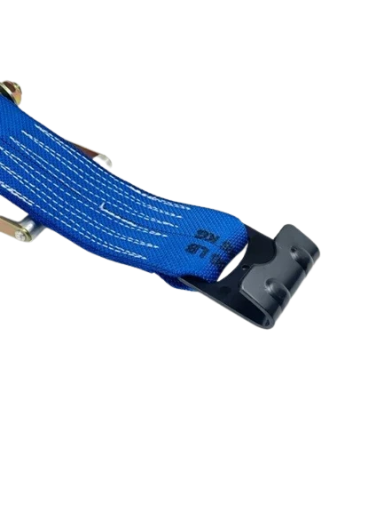 4" x 1' Diamond Weave Ratchet Strap Short End & Flat Hook, Model A-4X1RFH-DW