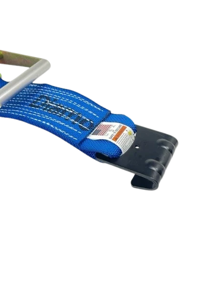 4" x 1' Diamond Weave Ratchet Strap Short End & Flat Hook, Model A-4X1RFH-DW