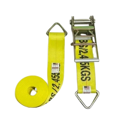 Ratchet Strap 4" x 30' with D-Rings, 5,400 lb, Model A-4X30RDR