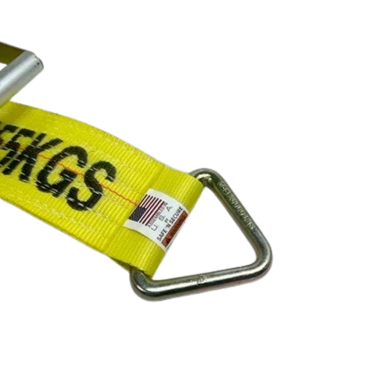 Ratchet Strap 4" x 30' with D-Rings, 5,400 lb, Model A-4X30RDR