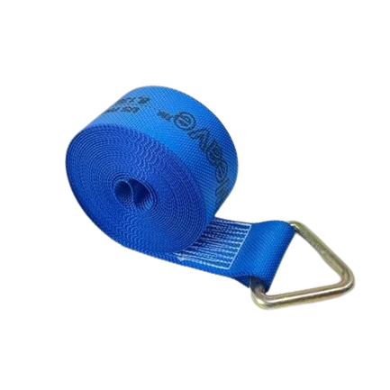 4" x 30' Ratchet Strap Assembly & D-Rings, 5,400 lb, Model A-4X30RDR-DW