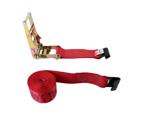 Heavy-Duty Ratchet Strap 4"x30' Flat Hooks, 5,400 lb, Model A-4X30RFH