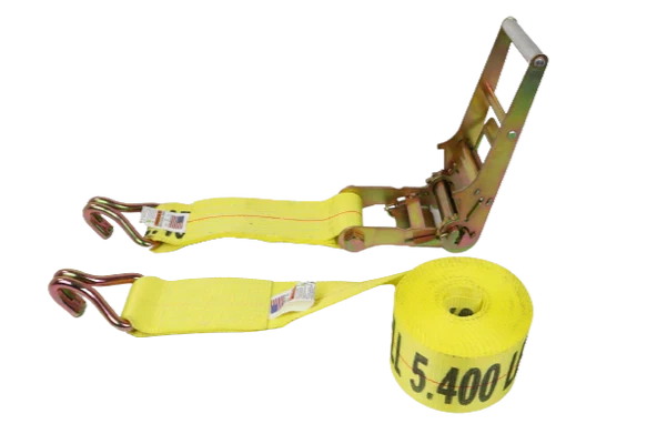 Heavy-Duty Ratchet Strap 4" x 30' with Wire Hooks, 5,400 lb, Model A-4X30RWHK
