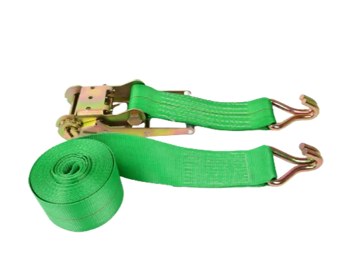 Heavy-Duty Ratchet Strap 4" x 30' with Wire Hooks, 5,400 lb, Model A-4X30RWHK