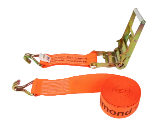 4" x 30' Ratchet Tie Down Strap with Wire Hooks, 5,400 lb, Model A-4X30RWHK-DW