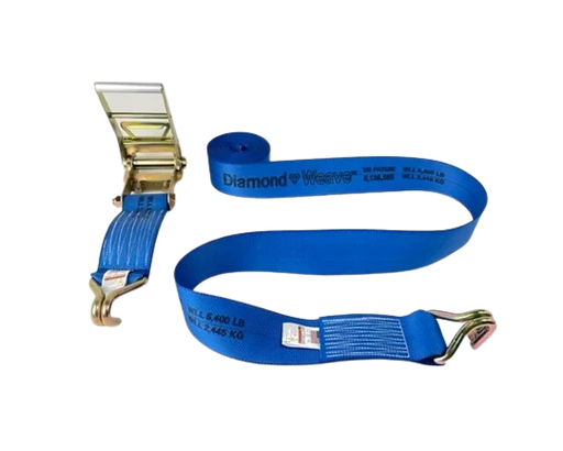 4" x 30' Ratchet Tie Down Strap with Wire Hooks, 5,400 lb, Model A-4X30RWHK-DW