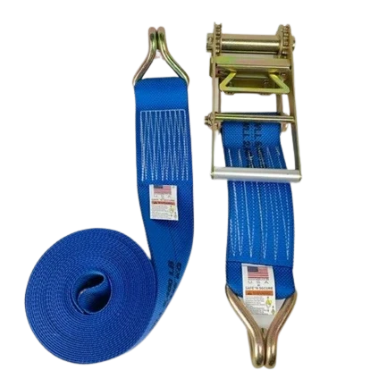 4" x 30' Ratchet Tie Down Strap with Wire Hooks, 5,400 lb, Model A-4X30RWHK-DW