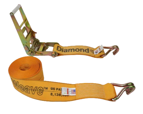 4" x 30' Ratchet Tie Down Strap with Wire Hooks, 5,400 lb, Model A-4X30RWHK-DW