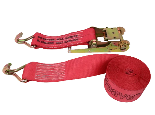 4" x 30' Ratchet Tie Down Strap with Wire Hooks, 5,400 lb, Model A-4X30RWHK-DW