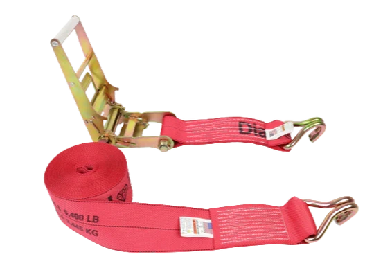 4" x 30' Ratchet Tie Down Strap with Wire Hooks, 5,400 lb, Model A-4X30RWHK-DW
