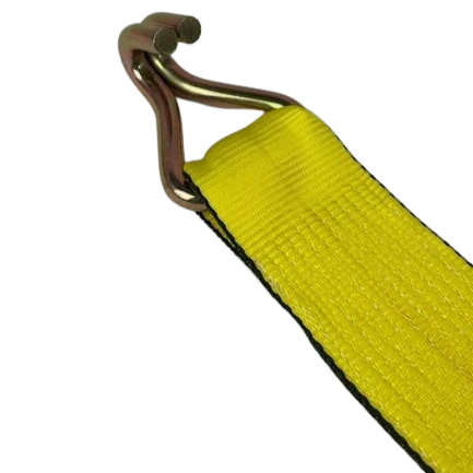 Ratchet Strap 4" x 30' Wire Hooks, 5,400 lb, Model A-4X30RWHK-I