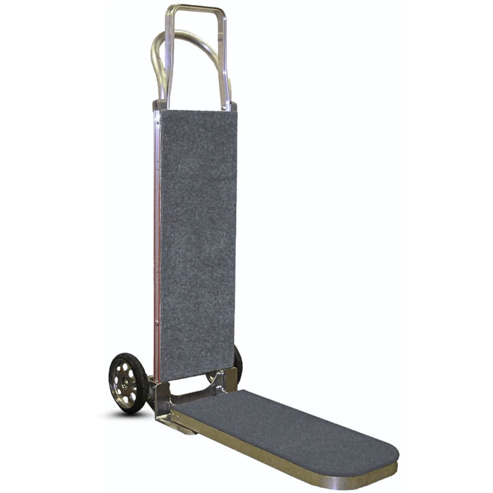 B&P Carpeted Luggage Handler Hand Truck 8" Wheels, B&P Mfg, 300 lb, Model A1-B1-CA1-D12-E52-E3RC-CB-E16
