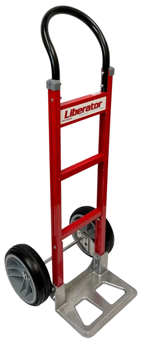B&P Hand Truck, Customized Powder Coat Loop Handle, with 10" No Flat Wheels, Model WEB-HTA-036\u200b