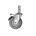5" TPR Stem Swivel Caster with Brake, Hand Truck Caster, Model AHTP-WA3-B