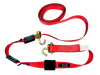 2" x 14' Red Tecnic Pro Webbing Wheel Strap with Swivel J Hooks, Model AS-KK2X14SSJR