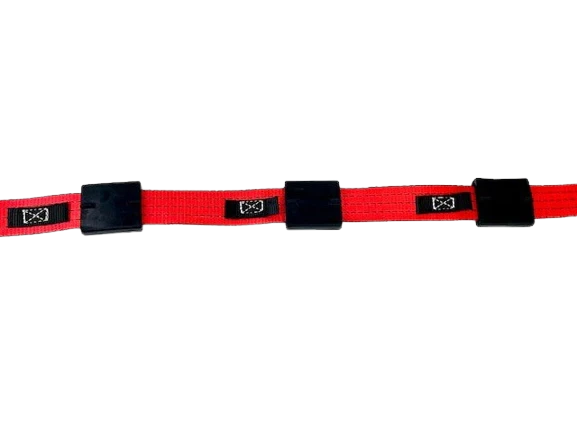 2" x 14' Red Tecnic Pro Webbing Wheel Strap with Swivel J Hooks, Model AS-KK2X14SSJR