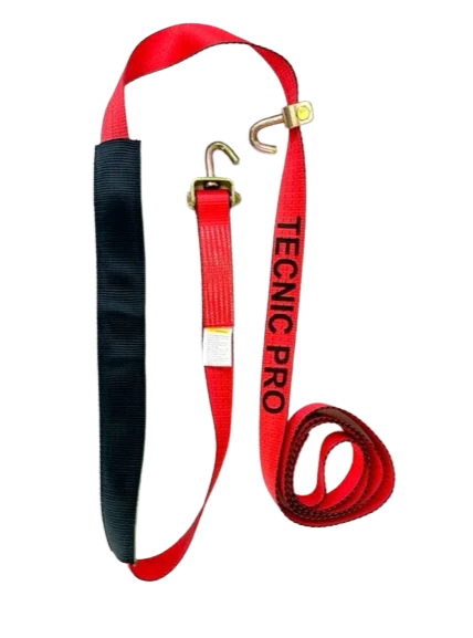 Heavy-Duty Cargo Strap 2" x 14' Swivel J Hook, 3,333 lb, Model AS-KK2X14SSJRLPT