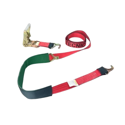 Ratchet Tie Down 2" x 11' Wire Hooks, 3,333 lb, Model AS-KKDJ10RLPT