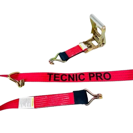Ratchet Tie Down 2" x 11' Wire Hooks, 3,333 lb, Model AS-KKDJ10RLPT