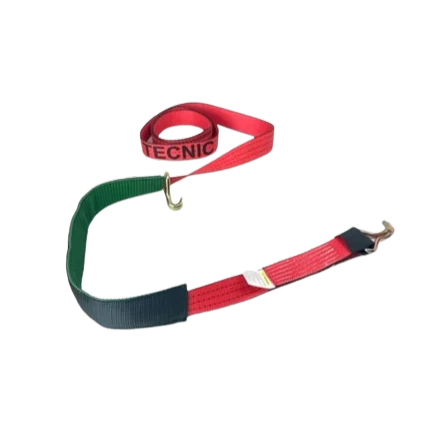 Ratchet Tie Down 2" x 11' Wire Hooks, 3,333 lb, Model AS-KKDJ10RLPT
