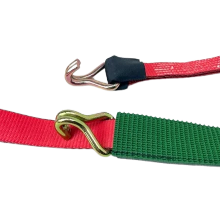 Ratchet Tie Down 2" x 11' Wire Hooks, 3,333 lb, Model AS-KKDJ10RLPT