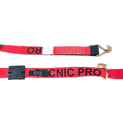 Ratchet Tie Down 2" x 11' Wire Hooks, 3,333 lb, Model AS-KKDJ10RT