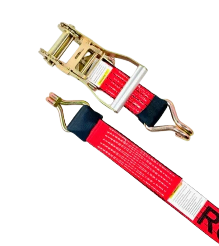 Ratchet Tie Down 2" x 11' Wire Hooks, 3,333 lb, Model AS-KKDJ10RT