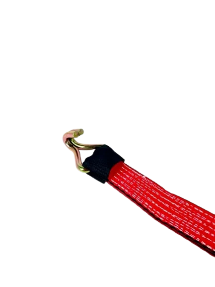 2" x 14' Replacement Strap & Wire Hooks, 3,333 lb, Model AS-KKDJ14LPT