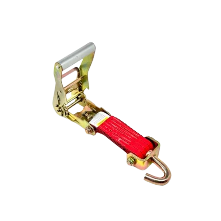 Ratchet Tie-Down Assembly 2" x 11' Swivel J-Hooks, 3,333 lb, Model AS-KKSJ10RT