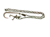 5/16" x 10' G70 Towing Safety Chain 15" J-Hook & RTJ Cluster, 4,700 lb, Model AS-KTC005C
