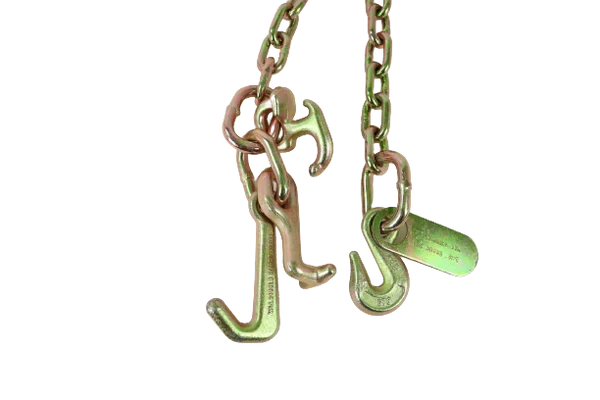5/16" x 6' G70 Safety Chain RTJ Cluster Hook & Grab Hook, Model AS-KTC018A