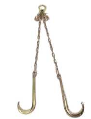 V Chain 24" & 15" J Hooks Heavy-Duty, 4,700 lb, Model AS-KTC101A