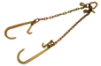 V-Bridle Chain Towing Kit 24" 15" J & Mini J Hooks, 4,700 lb, Model AS-KTC103A