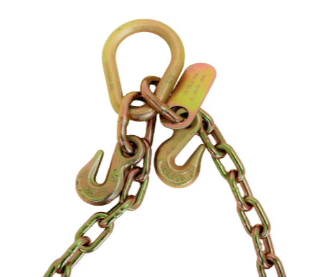 V-Bridle Chain Towing Kit 24" 15" J & Mini J Hooks, 4,700 lb, Model AS-KTC103A