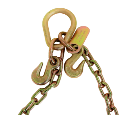 V-Bridle Chain Towing Kit 24" 15" J & Mini J Hooks, 4,700 lb, Model AS-KTC103A