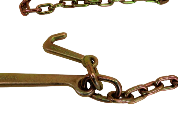 V-Bridle Chain Towing Kit 24" 15" J & Mini J Hooks, 4,700 lb, Model AS-KTC103A
