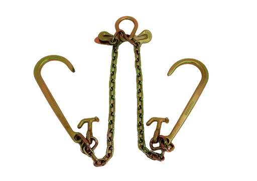 V Chain 24" 15" J Hooks & T-J Hooks, 4,700 lb, Model AS-KTC104A