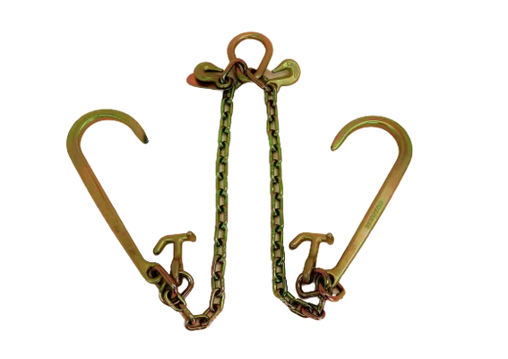 V Chain 24" 15" J Hooks & T-J Hooks, 4,700 lb, Model AS-KTC104A