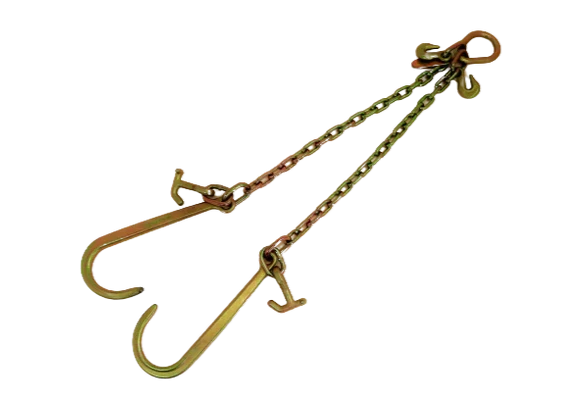 V Chain 24" 15" J Hooks & T-J Hooks, 4,700 lb, Model AS-KTC104A