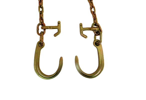 V Chain 24" 8" J Hooks & T-J Hooks, 4,700 lb, Model AS-KTC109A