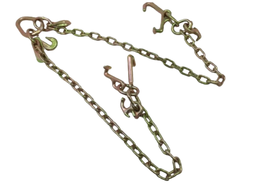 V-Bridle Chain 36" RTJ Cluster Hooks, 4,700 lb, Model AS-KTC114B