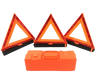 17.5" Reflective Warning Triangles Pack of 3 FMVSS 125 Compliant, Model AS-MRSTRG01