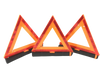 17.5" Reflective Warning Triangles Pack of 3 FMVSS 125 Compliant, Model AS-MRSTRG01