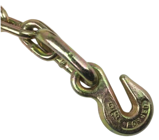 Snatch Block 3" Sheave with Shackle Chain & Grab Hook, 4,000 lb, Model AS-SBD-S-2T-3SCT