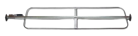 86"–105" Square Steel Jack Bar with Welded Hoops, Model B-JKBARH