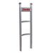 B&P Straight Back Aluminum Hand Truck Frame & Curved Crossbars, Model B7