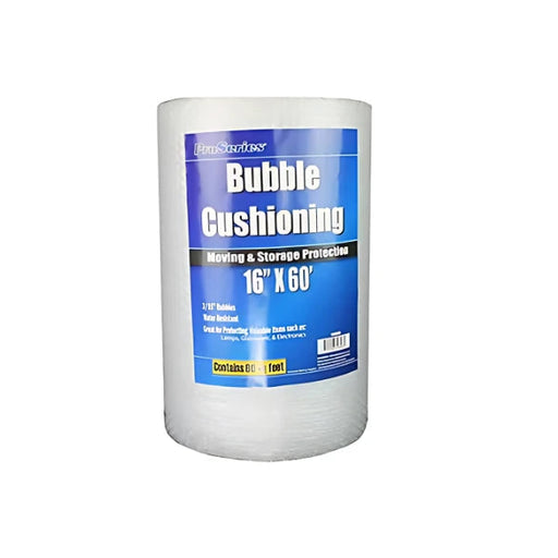 3/16" x 16" x 60' Low Density Polyethylene Bubble Wrap BU1000